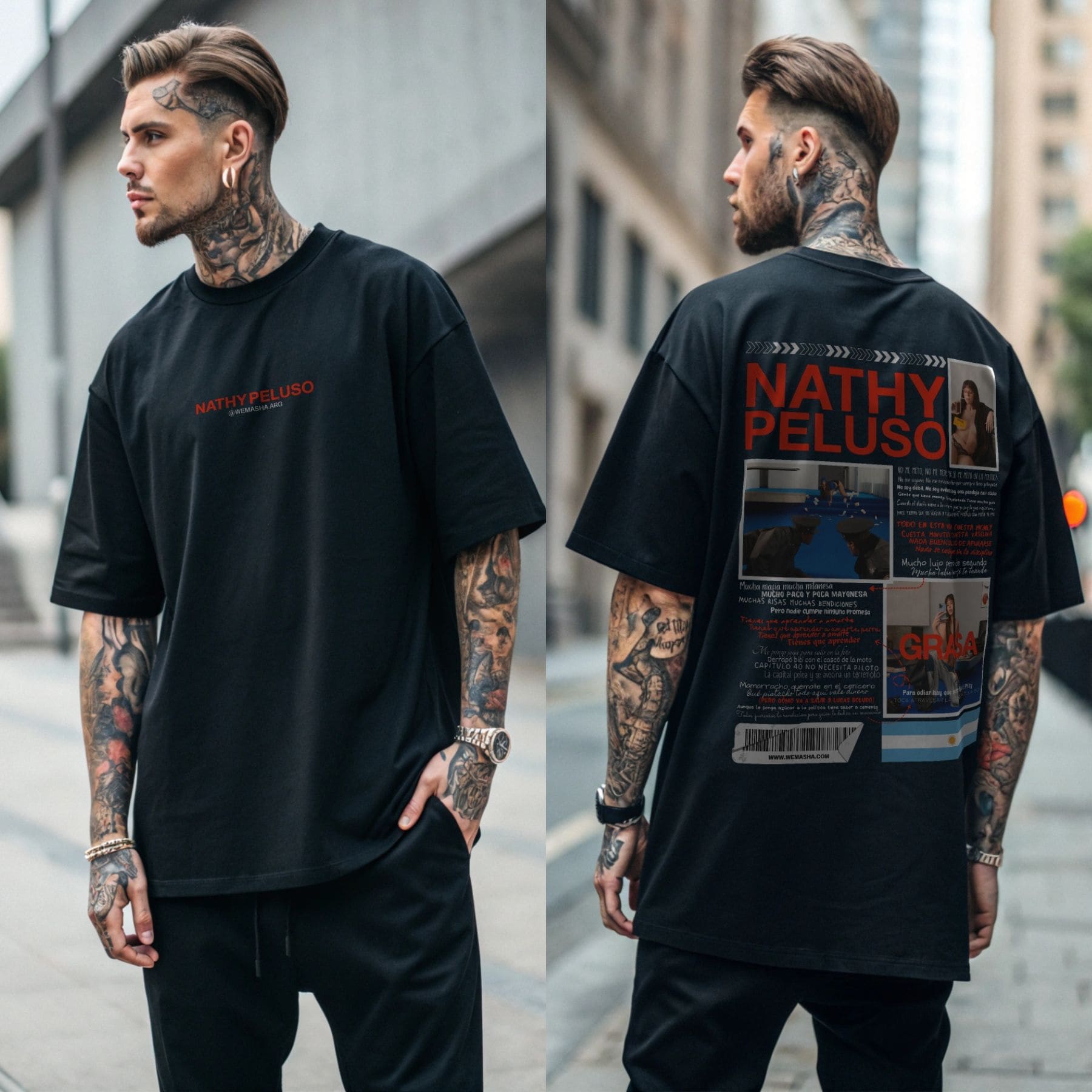 Remera Oversize