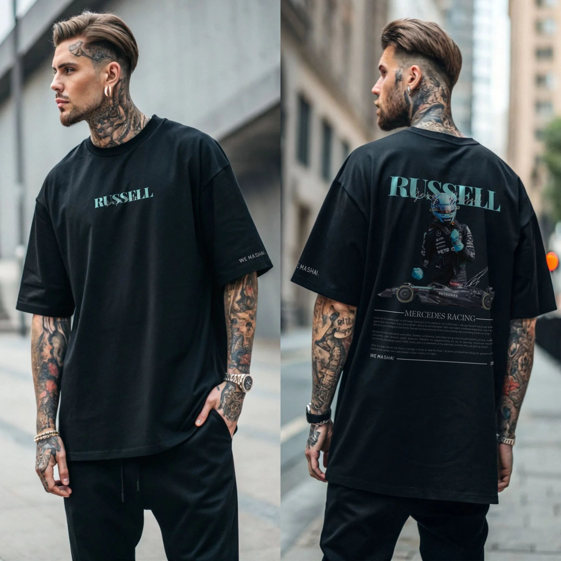 George Russell F1 2025 hover